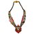 Collier shourouk neuf en perles et strass multicolore.  ref.137622