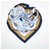 Sciarpa di seta stampata blu Dior Multicolore Blu navy Panno  ref.137731