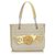 Chanel Gray Camellia CC No 5 Tote bag Grey Yellow Leather Patent leather Cloth Cloth  ref.137746