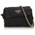 Prada Black Nylon Chain Belt Bag Leather Cloth  ref.137762