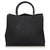 Gucci Black GG Canvas Bamboo Handbag Nero Pelle Tela Panno  ref.137767