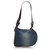 Fendi Blue Denim Oyster Shoulder Bag Marrom Azul Castanho escuro Couro John Pano  ref.137790