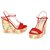 Chaussures Prada nouvelles Cuir Rouge  ref.137839