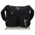 Prada Black Nylon Belt Bag Leather Cloth  ref.137929