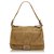 Fendi Brown Mamma Corduroy Shoulder Bag Cloth  ref.137937