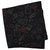 Fendi Écharpe en soie noire Tissu Multicolore  ref.137947