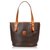 Céline Celine Brown Macadam Shoulder Bag Leather Plastic  ref.137958
