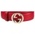 belt gucci. NEW. Double G. Red Leather  ref.138030