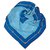 Lenço de seda impresso Chanel azul Multicor Pano  ref.138130
