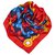 Foulard en soie imprimée rouge Céline Tissu Multicolore  ref.138172
