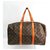 Louis Vuitton Brown-Monogramm-Sac Souple 45 Braun Leder Leinwand  ref.138184