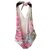 Chanel Badebekleidung Pink Weiß Elasthan Polyamid  ref.138212
