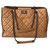 Chanel Shopping Beige Caramel Leather  ref.138310