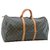 Louis Vuitton Keepall 55 Brown Cloth  ref.138622