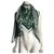 Alexander Mcqueen sciarpe Bianco Verde Grigio Cotone Cachemire Modale  ref.138758