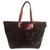 Sac Louis Vuitton Bellevue GM Cuir vernis Bordeaux  ref.138880