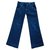 Autre Marque Pantalones Azul Elastano  ref.138910