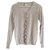 Chloé Fine wool knit jumper in pale grey  ref.138936