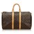 Louis Vuitton Brown Monogram Keepall 45 Leather Cloth  ref.139037
