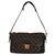 Louis Vuitton Ravello GM Brown Leather Cloth  ref.139089