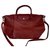 Longchamp folding Dark red Leather  ref.139103