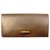 Longchamp Roseau Brieftasche Golden Leder  ref.139109