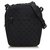 Gucci Black GG Canvas Crossbody Bag Leather Cloth Cloth  ref.139175