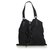 Yves Saint Laurent YSL Black Canvas Kahala Tote Bag Leather Cloth Cloth  ref.139211