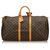 Louis Vuitton Keepall Monogram Brown 55 Cuir Toile Marron  ref.139223