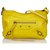 Balenciaga Sac à bandoulière classique jaune Cuir  ref.139351