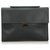 Louis Vuitton Black Taiga Porte-Document Angara Maletín Negro Cuero  ref.139353