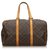 Louis Vuitton Brown Monogram Sac Souple 45 Leather Cloth  ref.139402