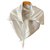 Hermès Giant triangle Hermes Cream Silk  ref.139280