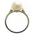 Autre Marque white gold ring 18k pearl of culture  ref.139419