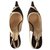 Chanel brown and beige strappy slingbacks. fr 37 Leather  ref.139469