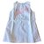 Baby Dior Robes Coton Rose Blanc  ref.139554