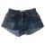 Autre Marque Pantaloncini di jeans Forte Couture Blu Cotone  ref.139563