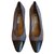 Lanvin Zapatos de tacón de ante vintage Gris Suecia  ref.139579