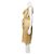 Diane Von Furstenberg Vestido DvF Frandarly de seda Beige Crudo Amarillo - vista 2