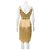 Diane Von Furstenberg Vestido DvF Frandarly de seda Beige Crudo Amarillo - vista 3
