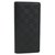 Louis Vuitton Long Bifold Wallet Black Leather  ref.139587