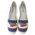 Karl Lagerfeld Flats White Red Blue Multiple colors Leather Cloth  ref.139632