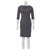 Diane Von Furstenberg Vestido de lana Thandi gris DvF Elastano Poliamida  ref.139641