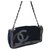 Chanel Handbags Black Suede Tweed  ref.139654