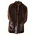 Revillon giacca / cappotto 3/4 - VISONE Marrone scuro - vista 2