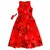 Vestido Zapa, vermelho com padrão floral Viscose  ref.139749