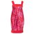 Diane Von Furstenberg DvF Payne Seidenkleid Pink Rot Elasthan Nylon  ref.139778