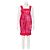 Vestido mini de seda Diane Von Furstenberg Payne Rosa Rojo Roja - vista 2