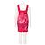 Vestido mini de seda Diane Von Furstenberg Payne Rosa Rojo Roja - vista 4