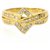 Autre Marque Ring ohne Markenzeichen Gelb  ref.139860